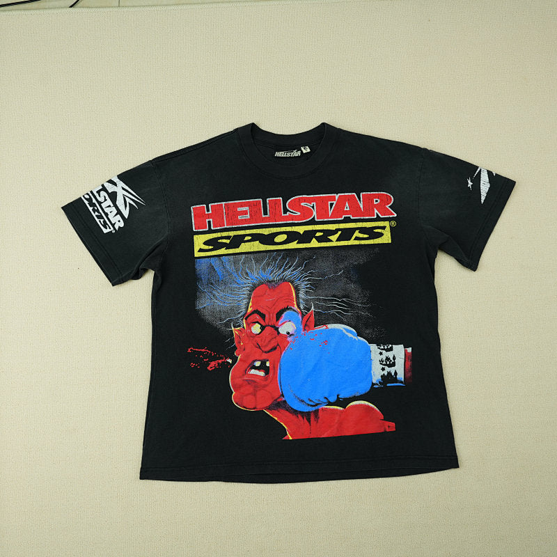 Hellstar Knock-Out T-Shirt Black