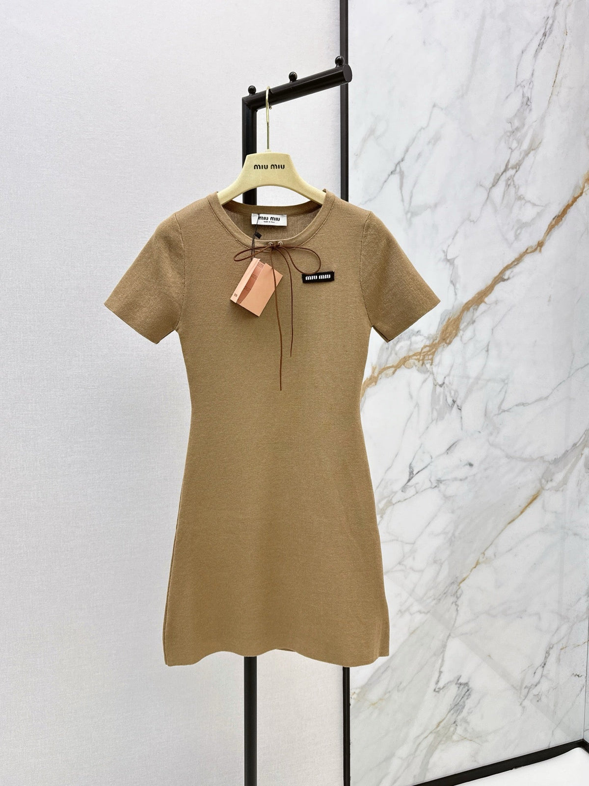 Short Sleeve Knit Dress