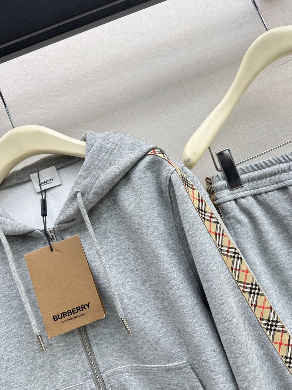 Check Tracksuit Set