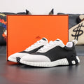 Hermes Bouncing Sneaker - Black/White