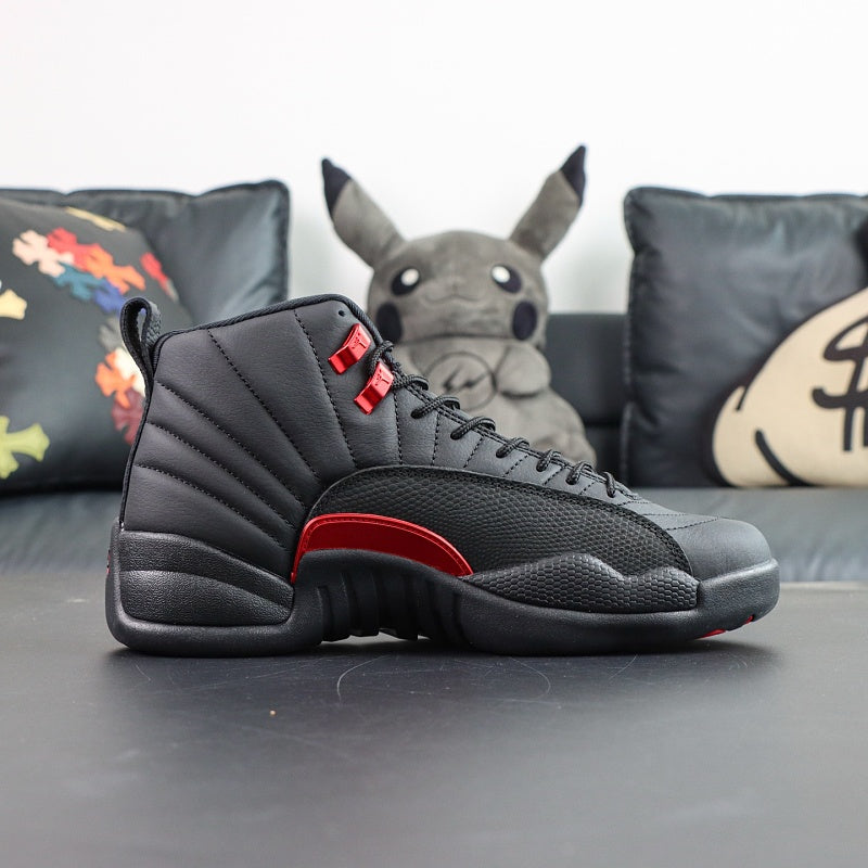 Air Jordan 12 Retro - Reverse Flu Game Black/Varsity Red