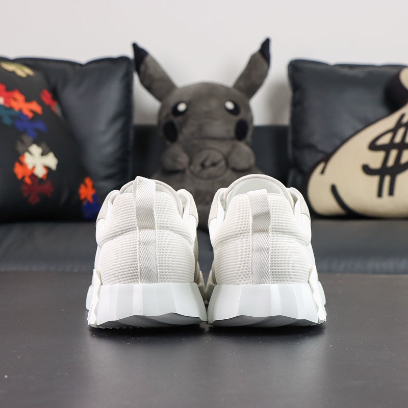 Hermes Bouncing Sneaker - White/Grey Technical Mesh