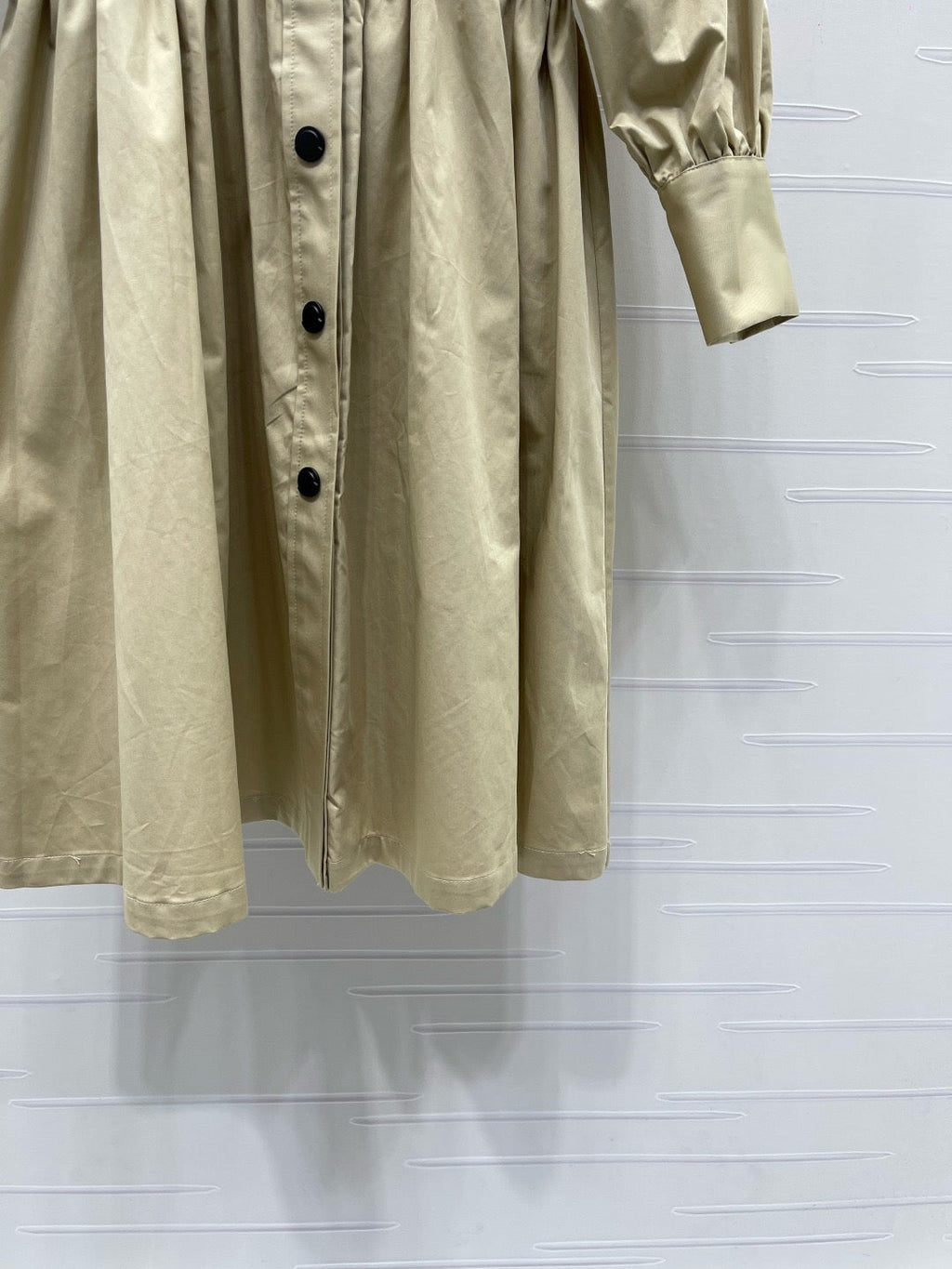 Cotton Nylon Shirt Dress