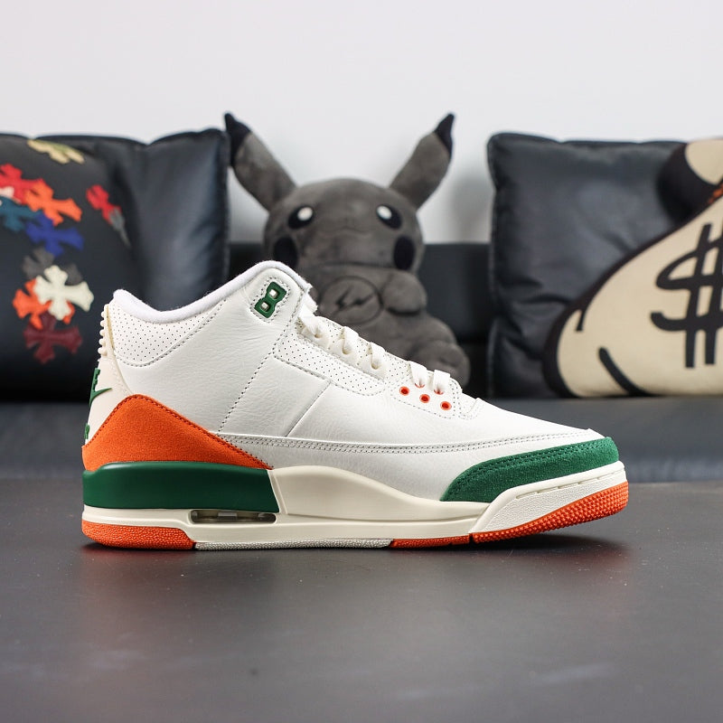 Nike Air Jordan 3 Retro - Lucky Green/Orange