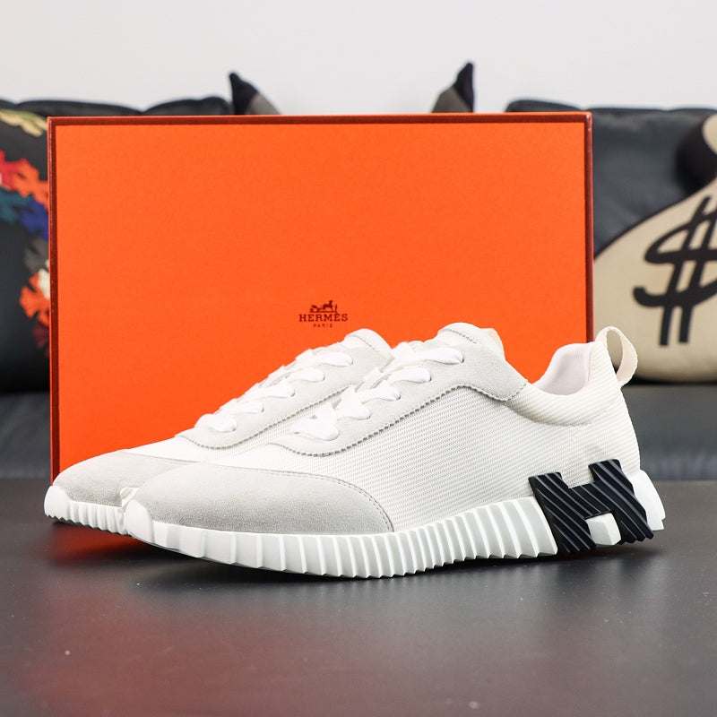 Hermes Bouncing Sneaker - White/Navy