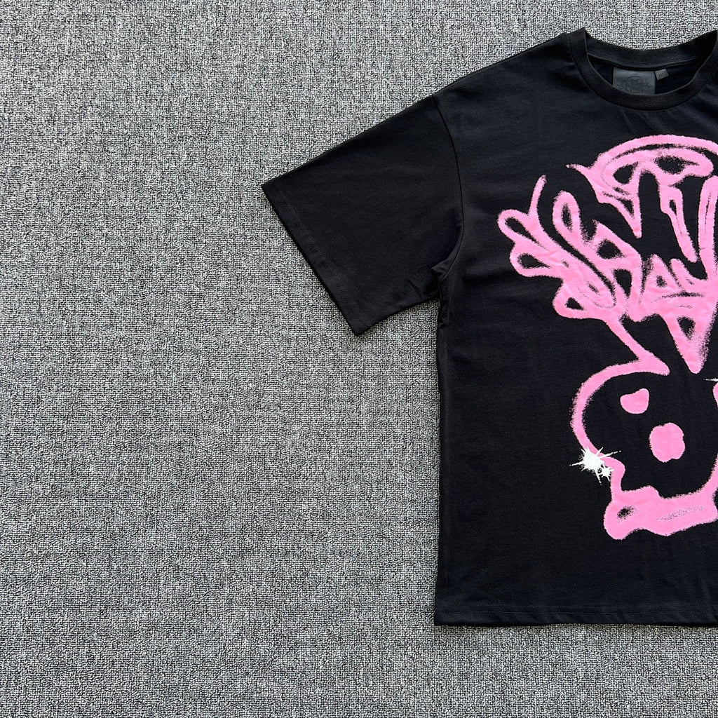 Graphic Tee Black Pink