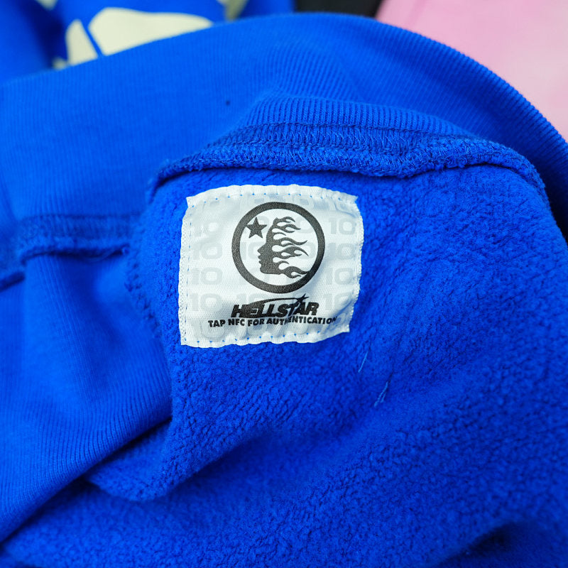 Hellstar No Guts No Glory Hoodie.Blue