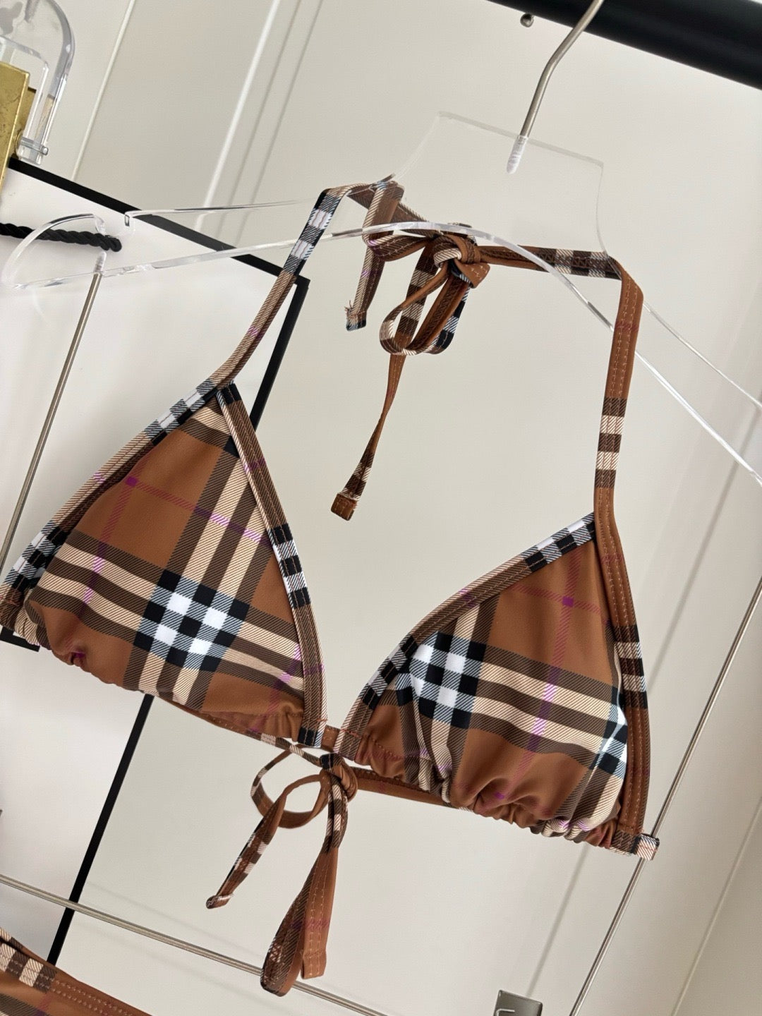 Vintage Check Bikini Set