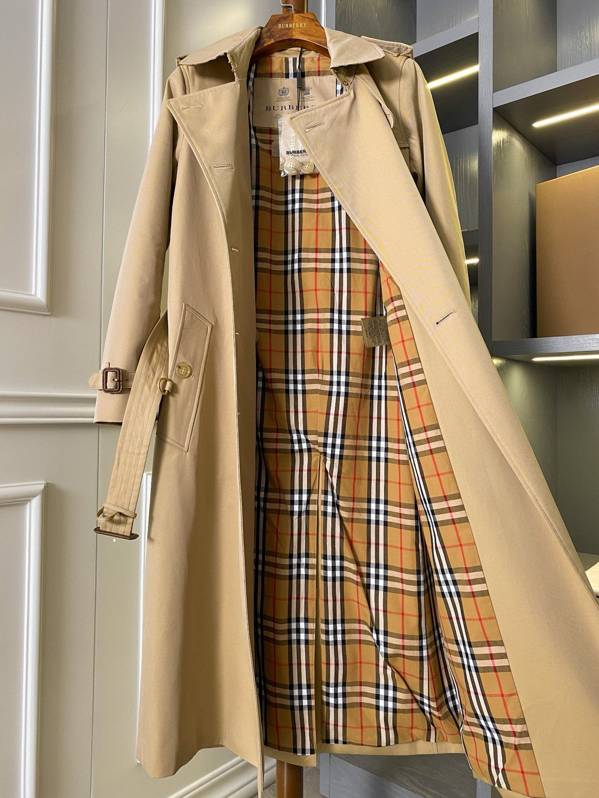 Long Kensington Heritage Trench Coat