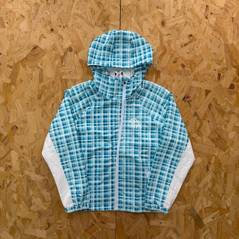 Mertra Zip Up - Blue Checkered