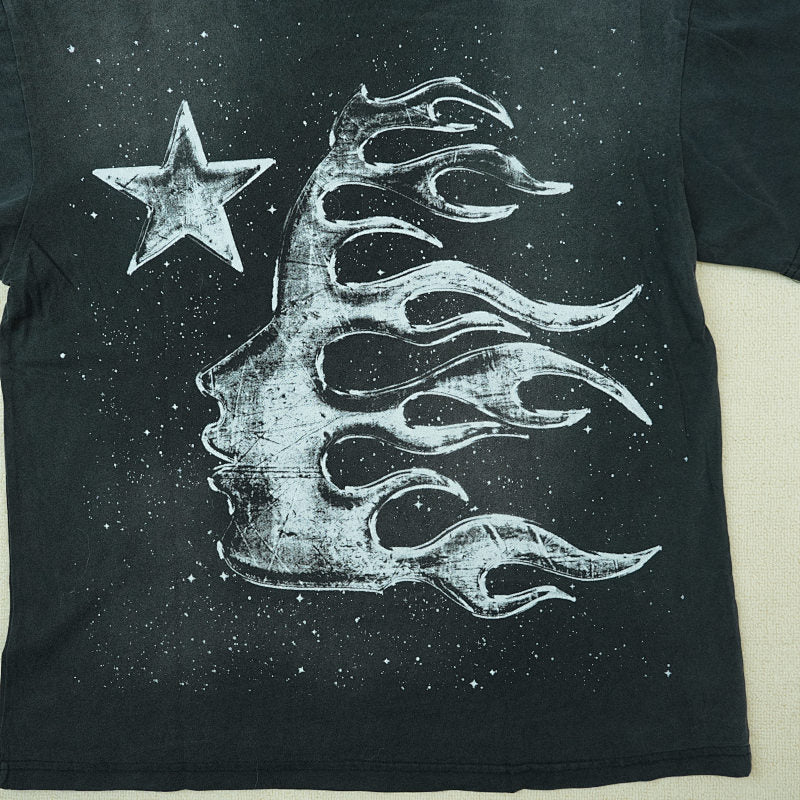 Hellstar Chrome Logo T-Shirt Black