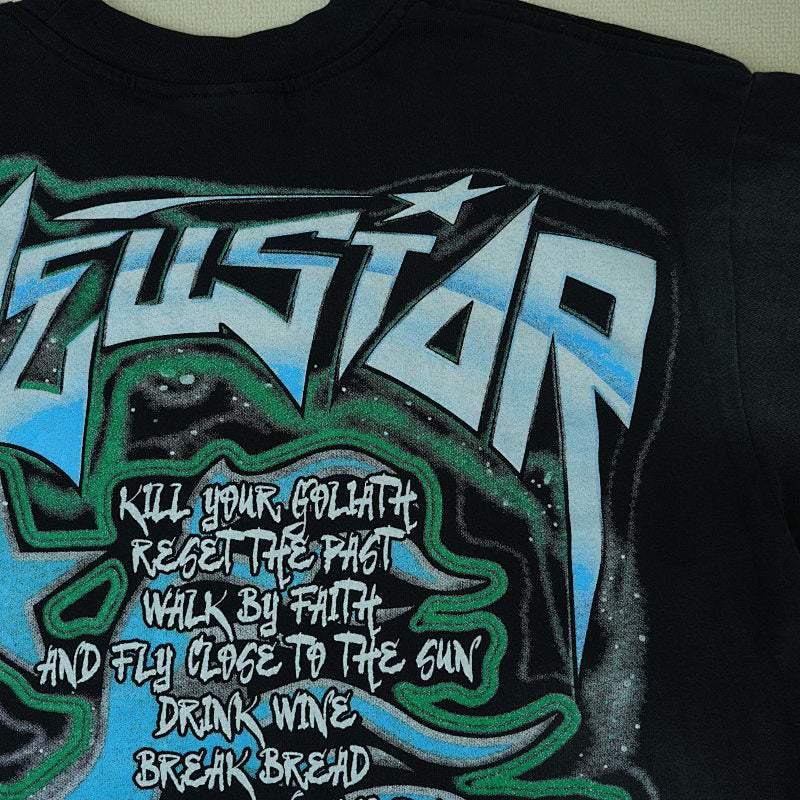 Hellstar The Future T-Shirt Black/Blue