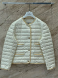26S Braided Trim Short Down Jacket