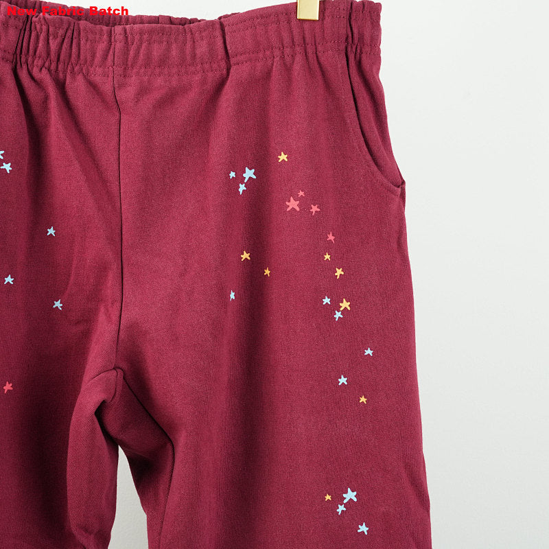 Sp5Der Logo Sweatpant Maroon