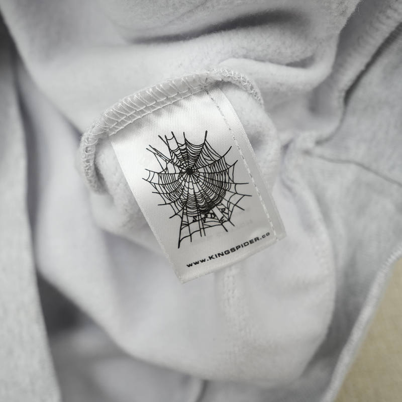 Sp5Der Rhinestone Beluga Hoodie Heather Grey
