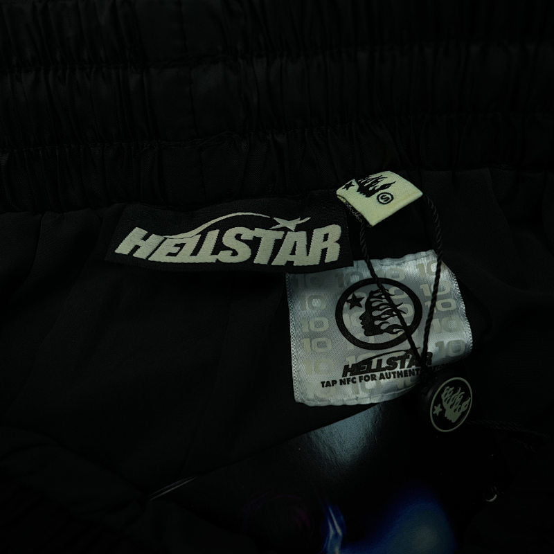 Hellstar Waxed Nyon Pants Black