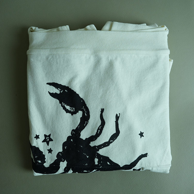 MTS X SP5DER Scorpion Hoodie Cream