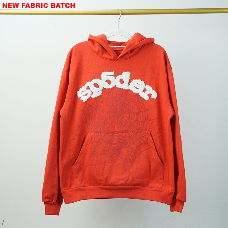 Sp5Der Websuit Hoodie Orange