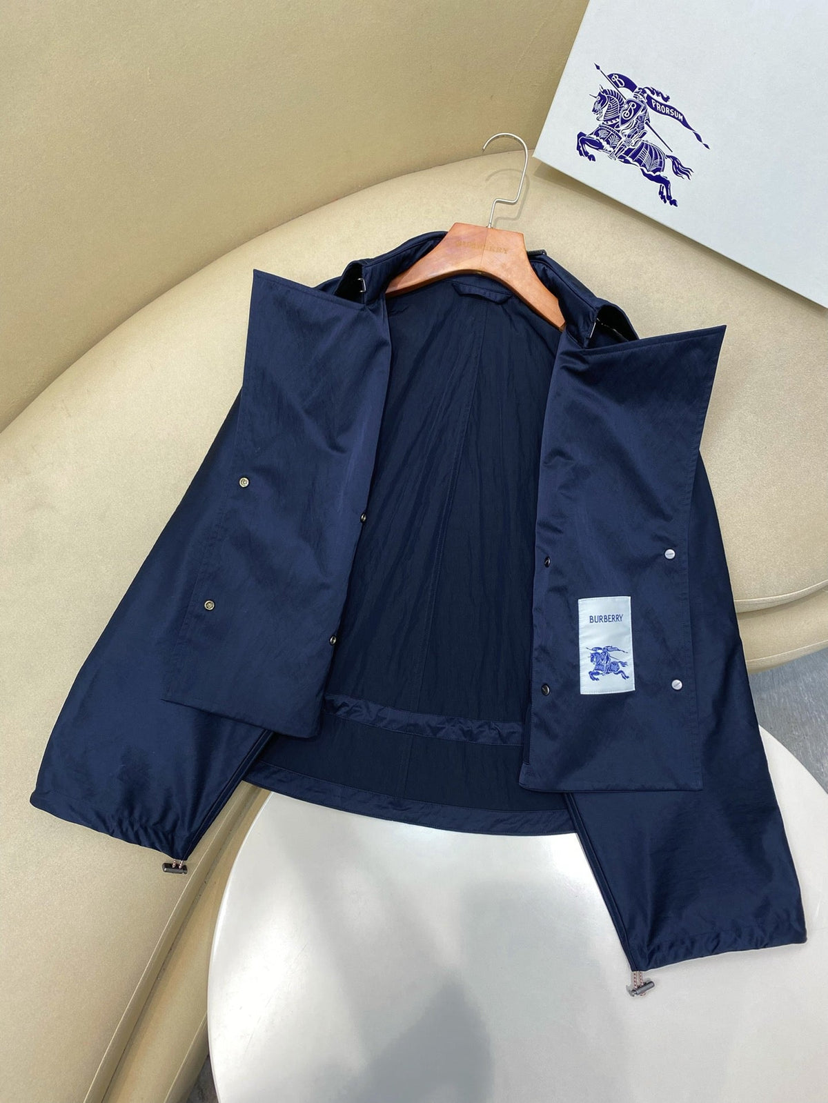 Hooded Taffeta Jacket
