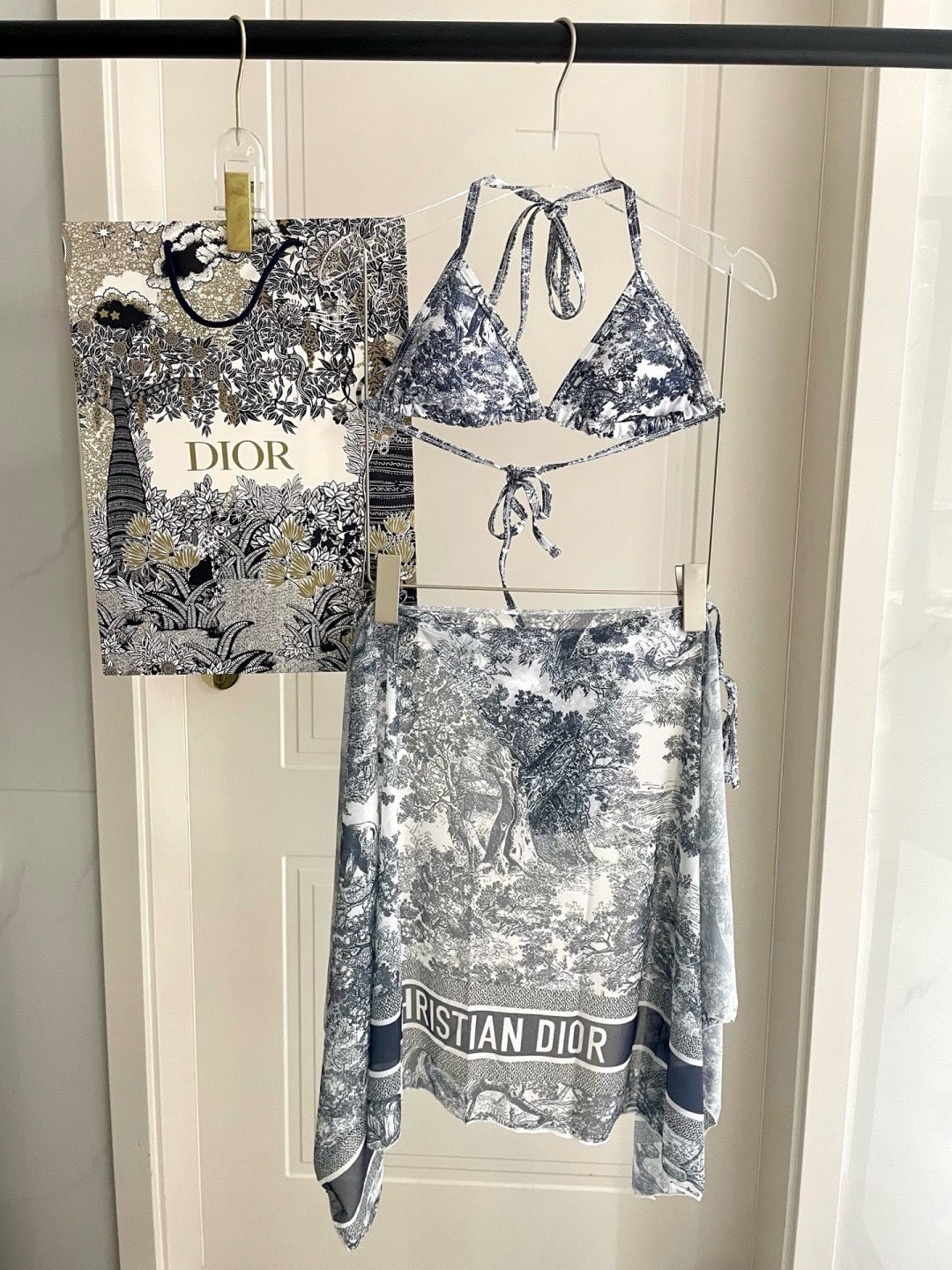 Oblique 3-Piece Bikini Set