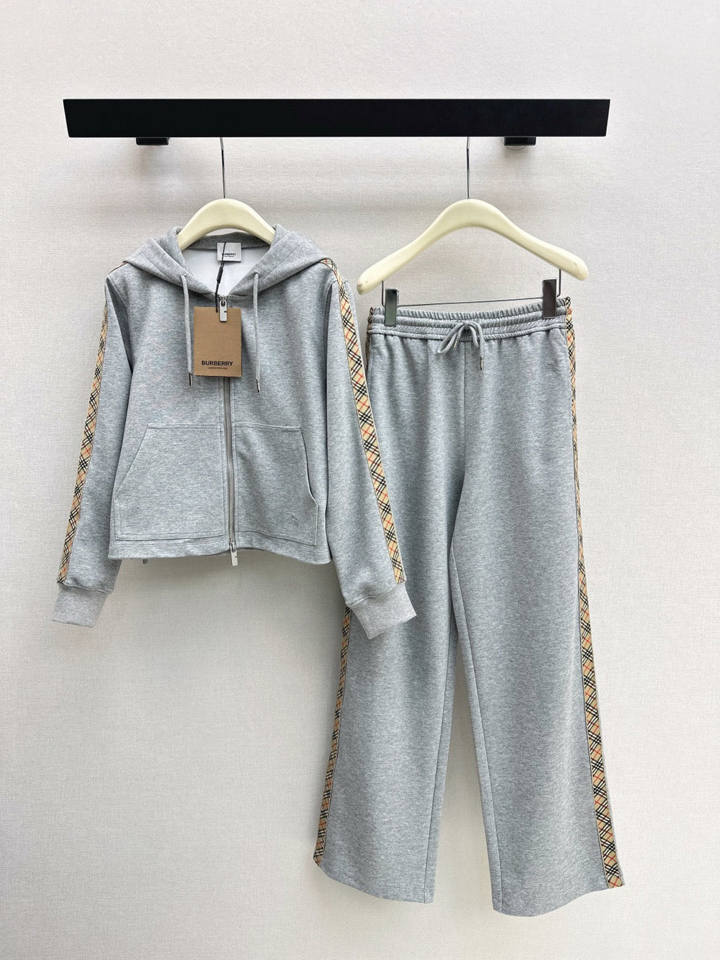 Check Tracksuit Set