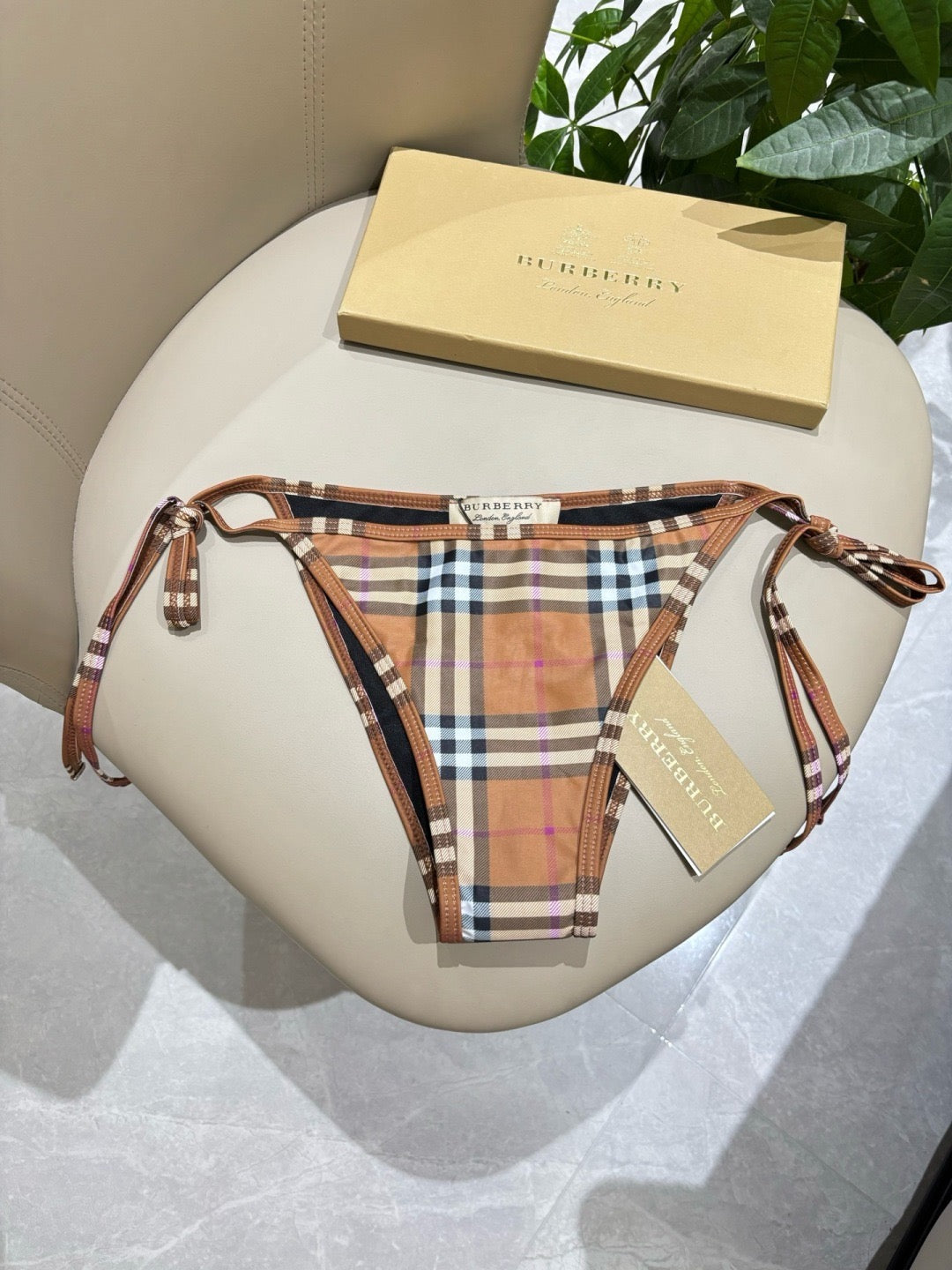 Vintage Check Bikini Set