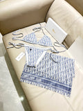 Oblique 3-Piece Bikini Set