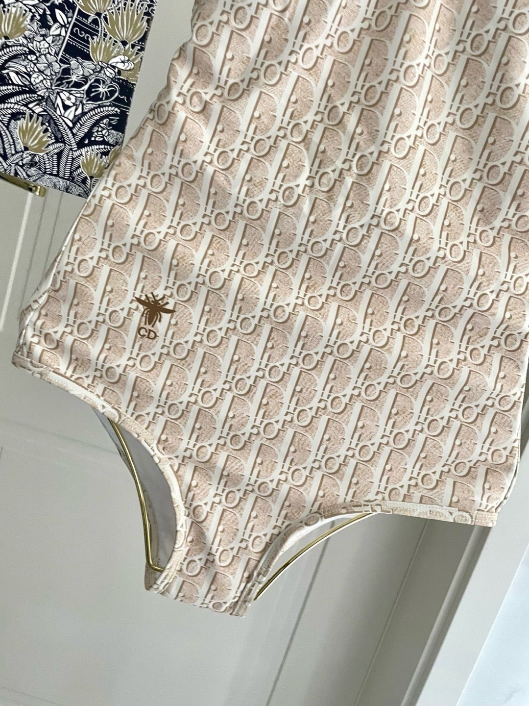 Oblique One-Piece Swimsuit