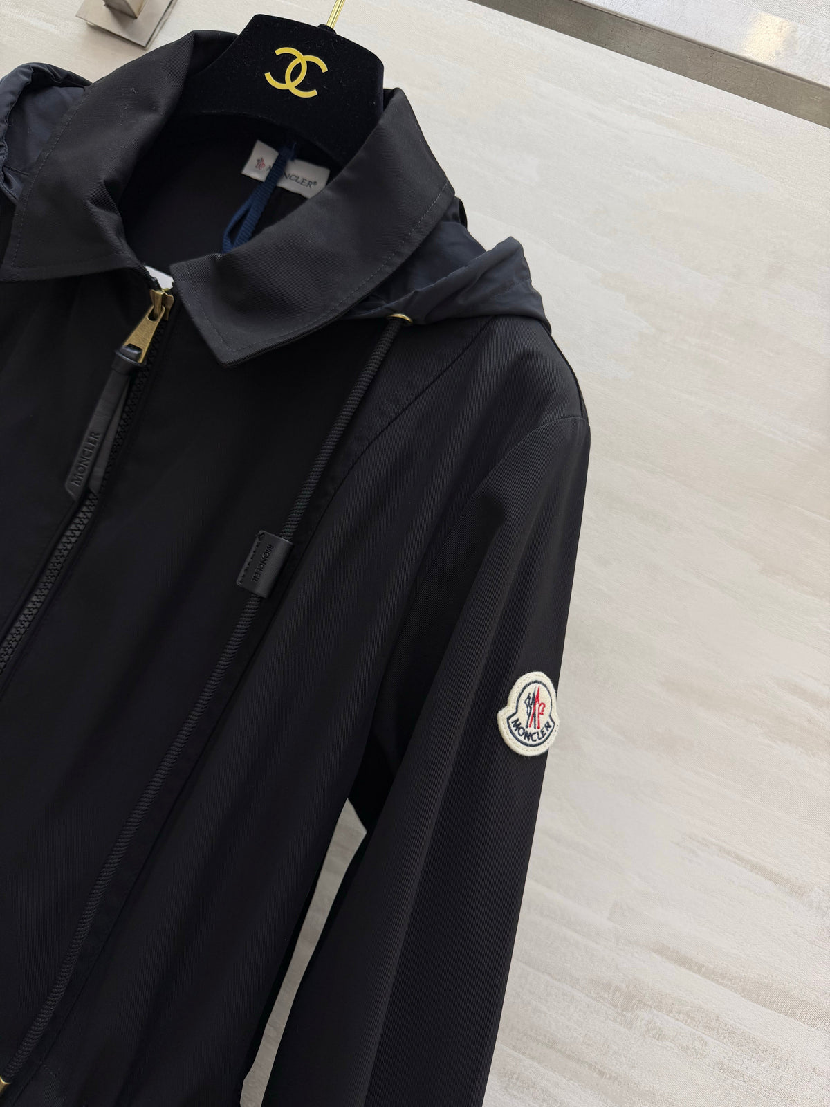 26S Adenium Hooded Gabardine Taffeta Jacket
