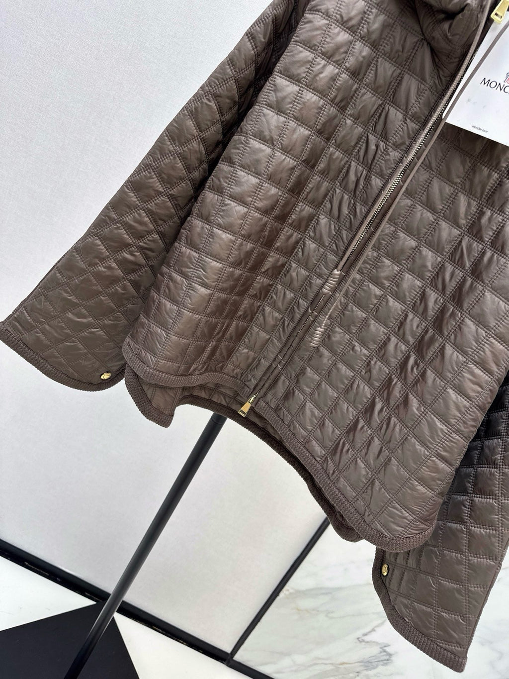 Quilted Hooded Cape