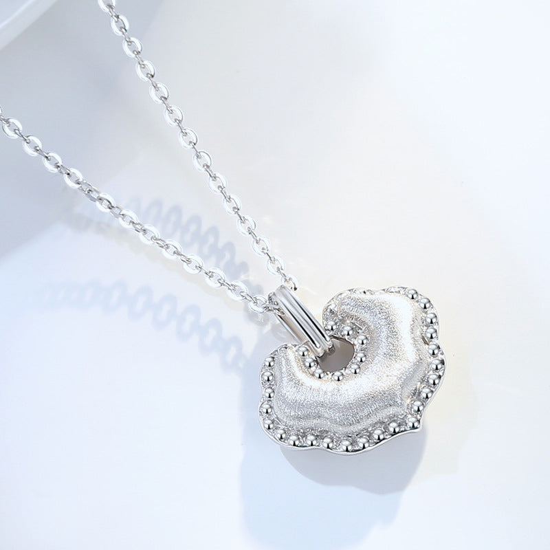 A Wish for Long Life-925 Sterling Silver Longevity Lock Necklace