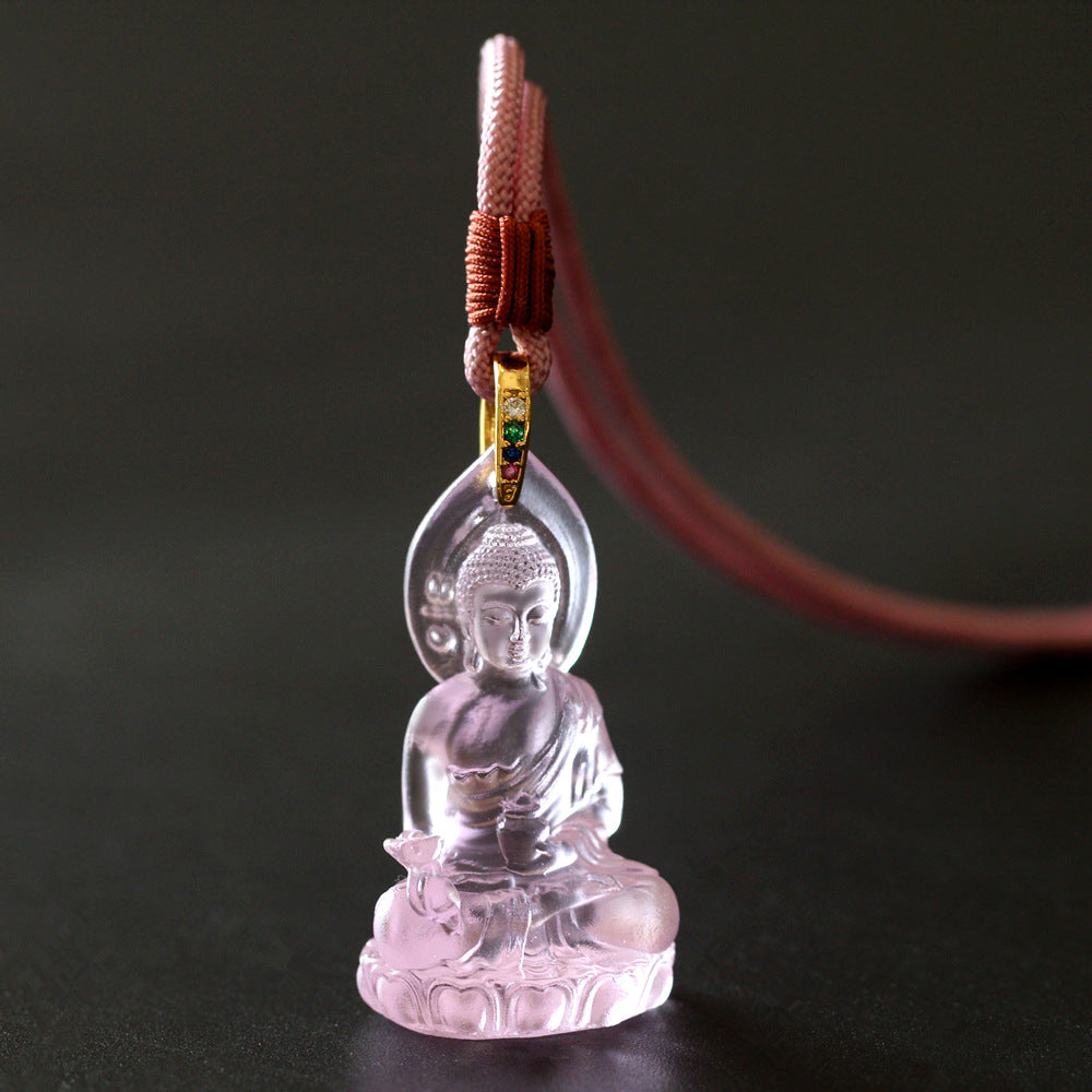 Radiant Liuli Shakyamuni Buddha Pendant ¨C Peace. Blessings & Inner Illumination