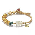 Steady Fortune Pixiu Rutilated Quartz Bracelet