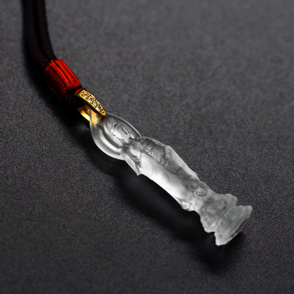 South Sea Guanyin Liuli Pendant – Peace. Guidance & Compassion