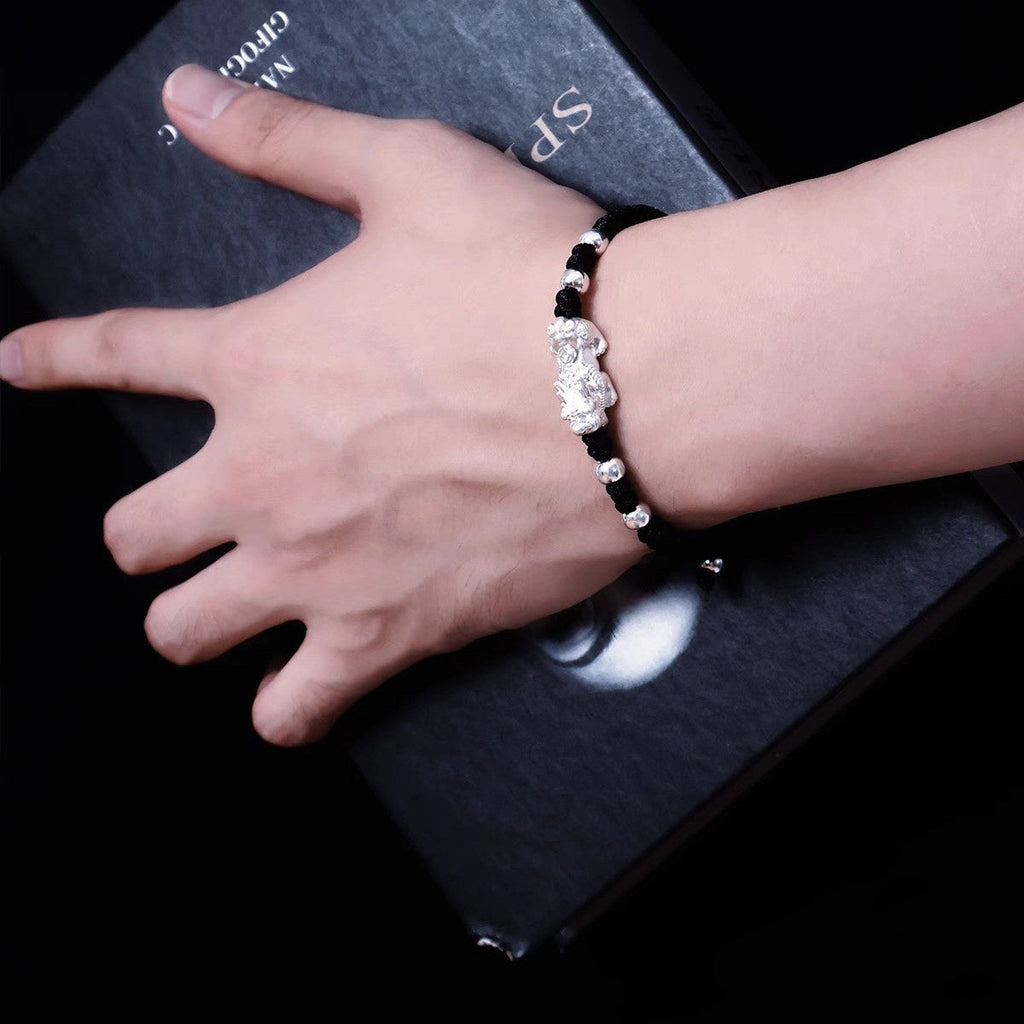 Pixiu Adjustable Cord Bracelet-Steady Abundance