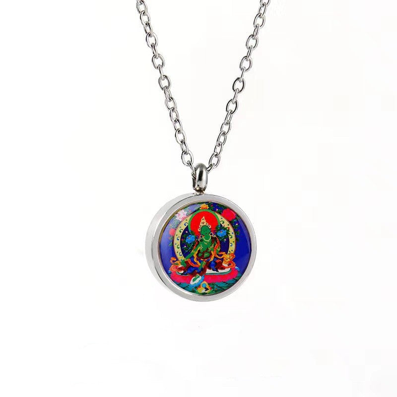 Green Tara Pendant-Ghau Prayer Box