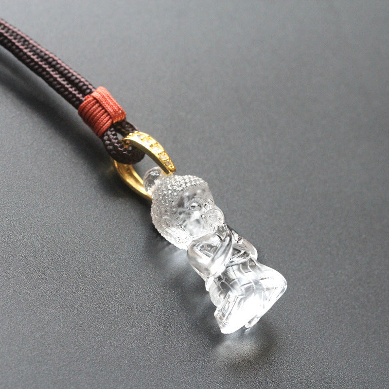 Little Buddha Child Liuli Pendant¨CThe Joyful Awakening