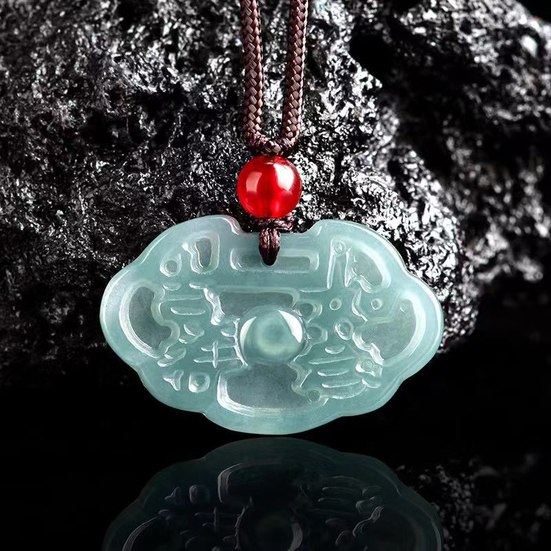 Ruyi Jade Pendant-Auspicious Fortune