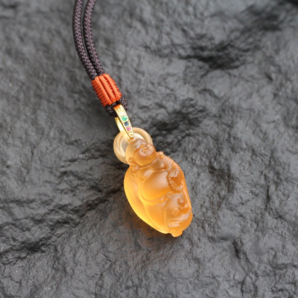 Maitreya Liuli Pendant-Joy Contentment & Inner Abundance
