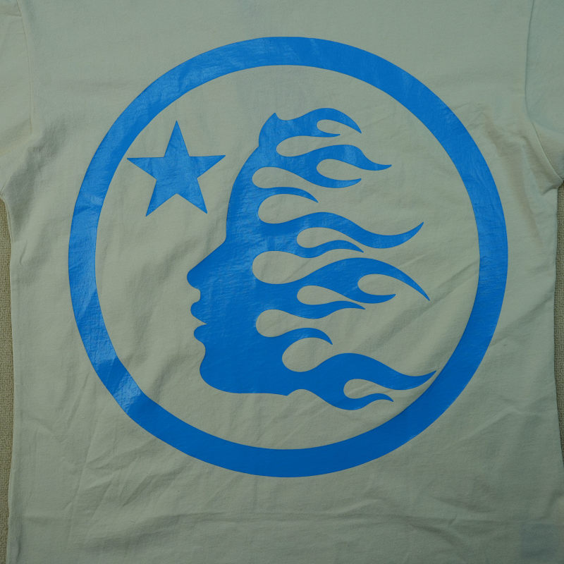 Hellstar Classic T-Shirt (Regular Print) White/Blue