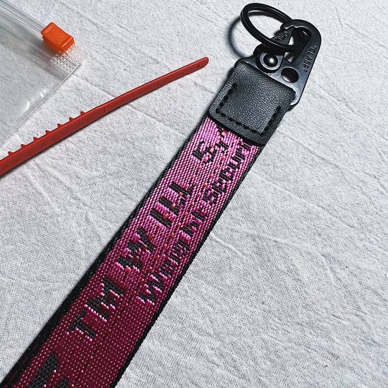 Off-White Lanyards - Pink/Silver/Red/Orange