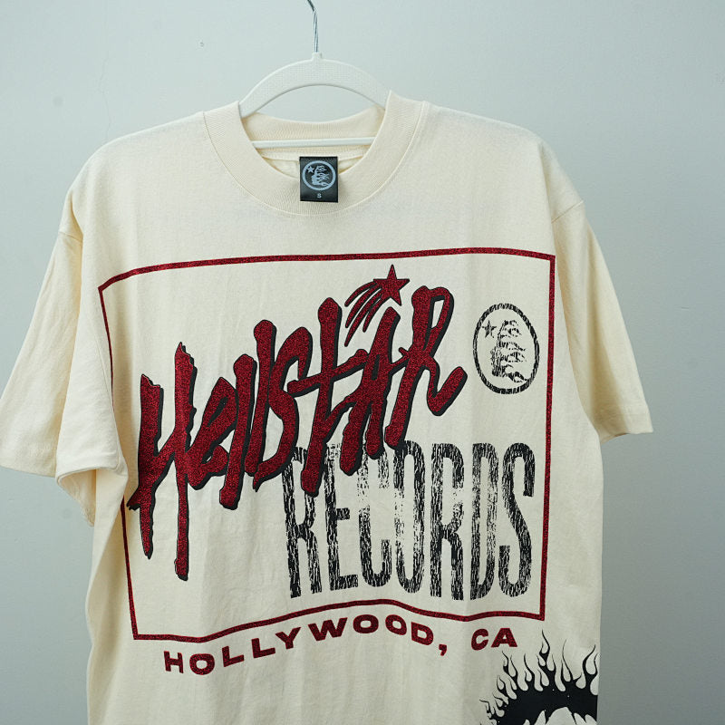 Hellstar Records T-Shirt Off-White