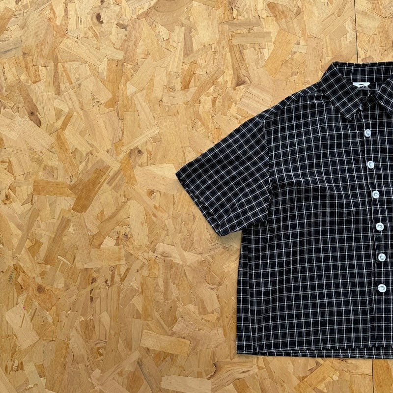 Mertra Plaid Shirt - Black