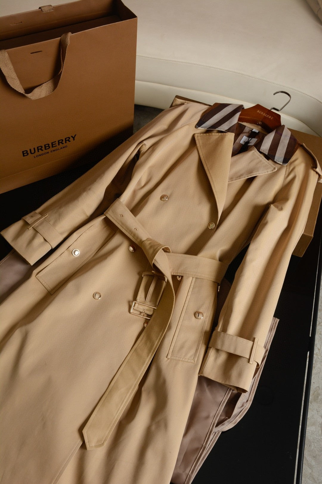 Long Kensington Heritage Trench Coat