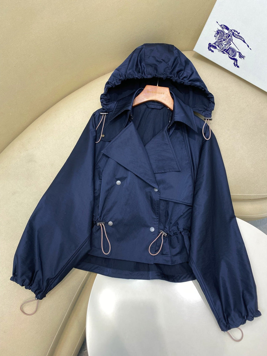 Hooded Taffeta Jacket