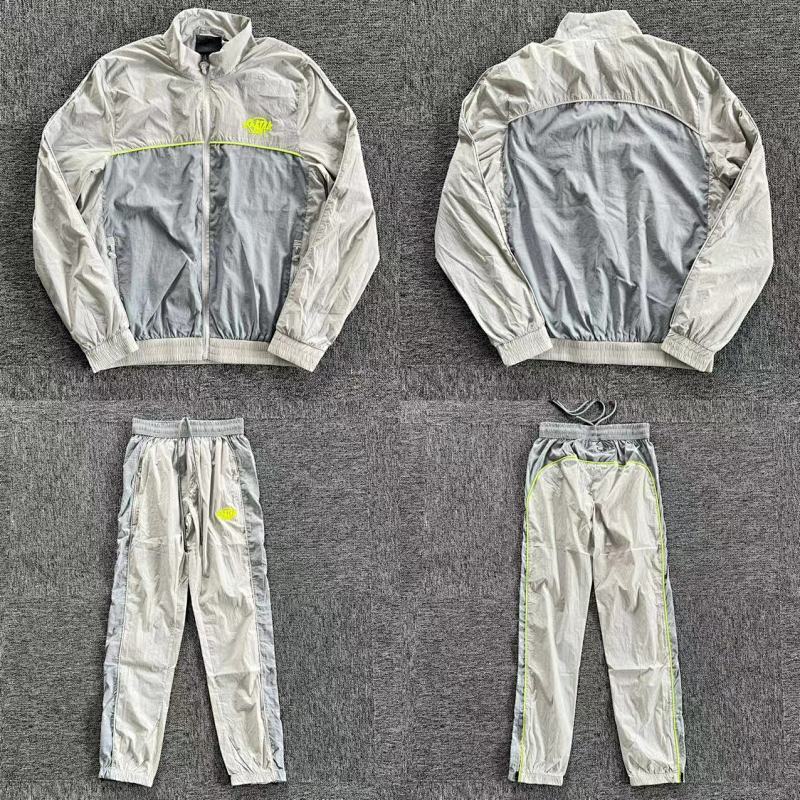 Syna-World Shell Tracksuit - Grey/Green