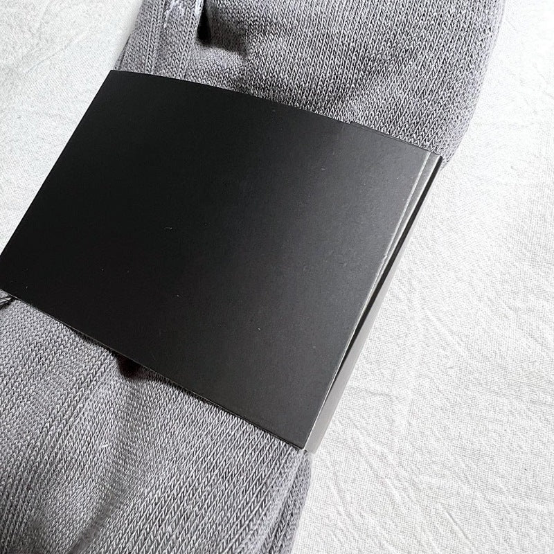 Broken Planet Crew Socks - White/Black/Gray
