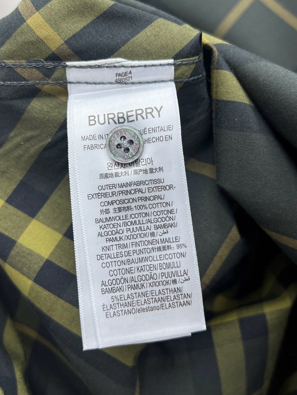 Check Cotton Shirt