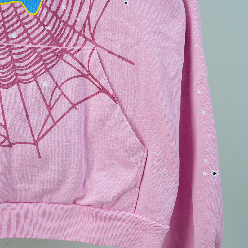 Sp5der Atlanta Hoodie Pink