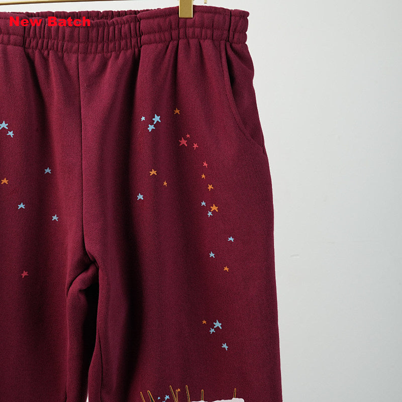Sp5Der Logo Sweatpant Maroon